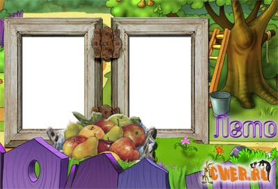 Летняя рамка для фото