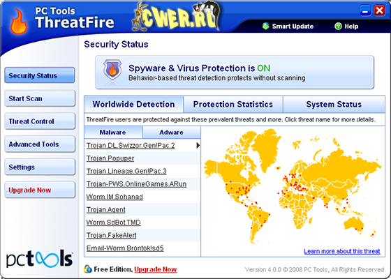 PC Tools ThreatFire 4.0.0.8