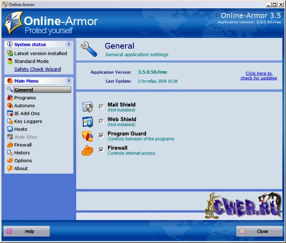 Online Armor Free 3.5.0.50