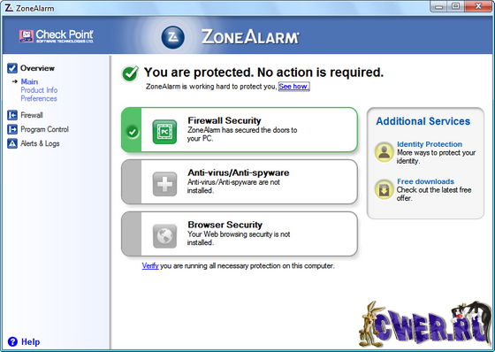 ZoneAlarm Free 9.1.007.002