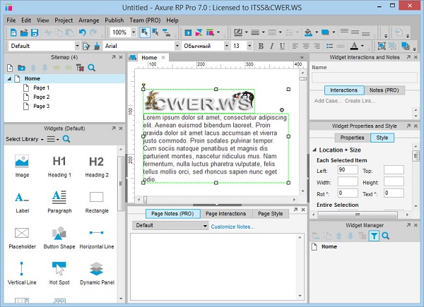 Axure RP Pro 7.0.0.3154