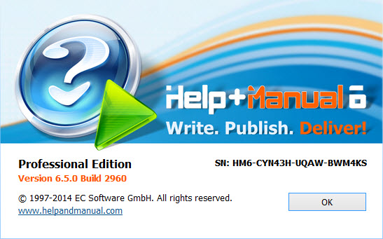 Help & Manual Professional 6.5.0 Build 2960