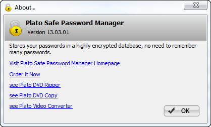 Plato Safe Password Manager