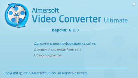 Aimersoft Video Converter Ultimate