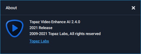 Topaz Video Enhance AI