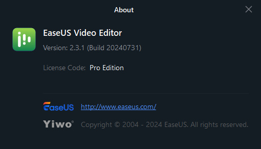 EaseUS Video Editor Pro