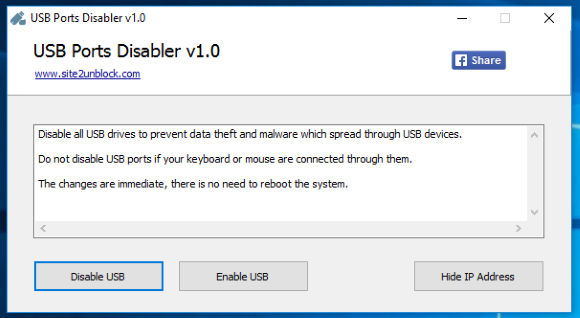USB Ports Disabler