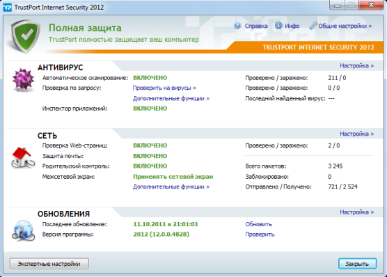 TrustPort Internet Security 2012