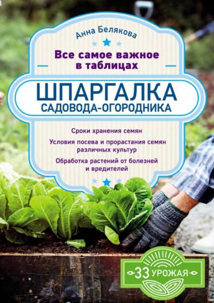 Шпаргалка садовода-огородника. Все самое важное в таблицах