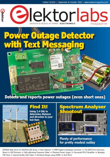 Elektor Electronics №9-10 (September-October 2018) USA