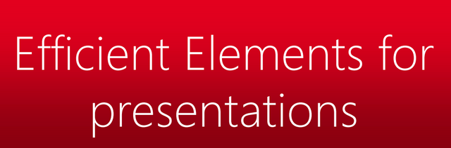 Efficient Elements for presentations 4.1.4900.1
