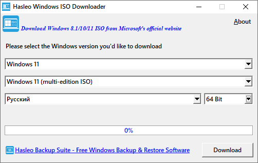 Hasleo Windows ISO Downloader