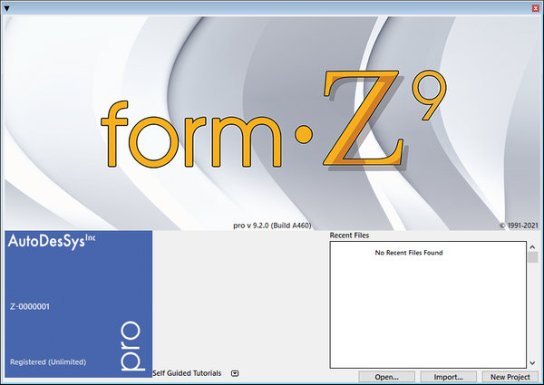 form-Z Pro 9.2.0 Build A460