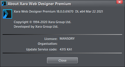 Xara Web Designer Premium 18.0.0.61670