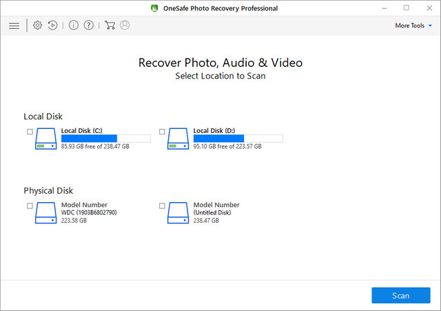 OneSafe Photo Recovery Professional 10.0.0.3