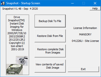 Drive SnapShot 1.48.0.18827 + Portable