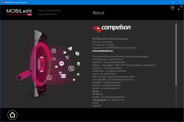 MOBILedit Forensic Express Pro 7.3.0.19270