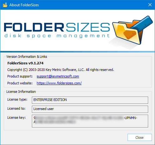 FolderSizes 9.1.274 Enterprise Edition