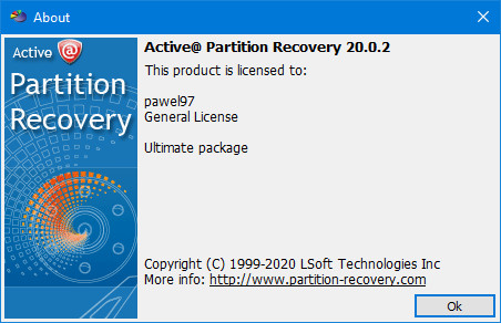 Active Partition Recovery Ultimate 20.0.2