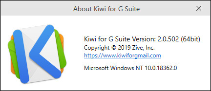 Kiwi for Gmail 2.0.502