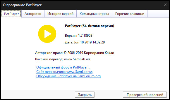 Daum PotPlayer 1.7.18953 Stable Portable