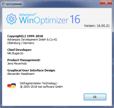 Ashampoo WinOptimizer 16.00.21