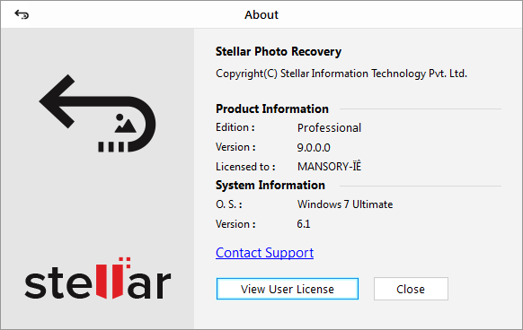 Stellar Phoenix Photo Recovery 9.0.0.0