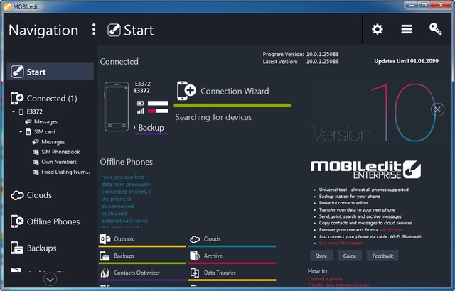 MOBILedit! Enterprise 10.0.1.25088