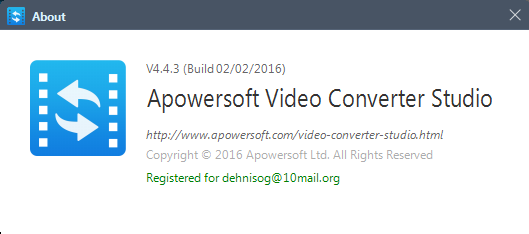 Apowersoft Video Converter Studio 4.4.3