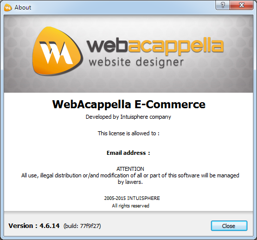 Intuisphere WebAcappella E-Commerce 4.6.14 + Portable