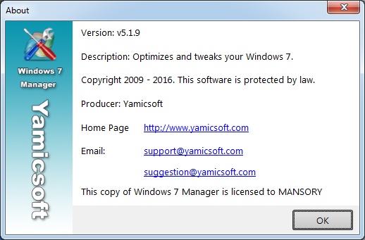 Windows 7 Manager 5.1.9 Final