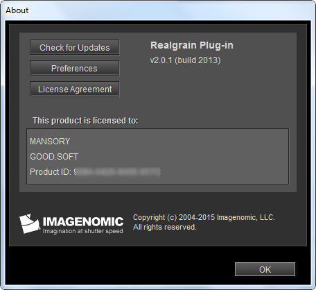 Imagenomic Professional Suite Build 1706