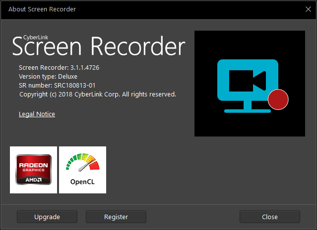 CyberLink Screen Recorder Deluxe