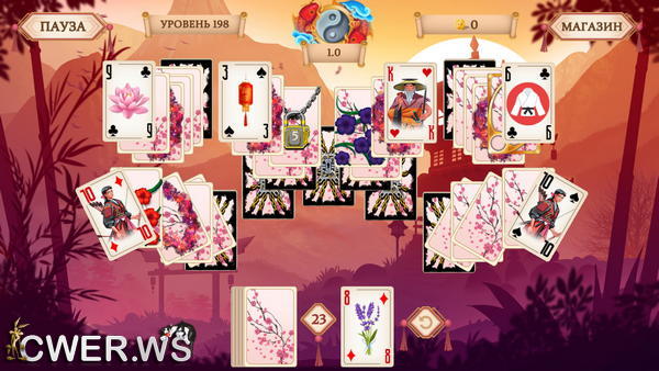 скриншот игры Samurai Solitaire: Threads of Fate