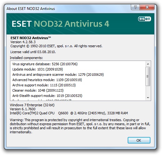 NOD32 Antivirus