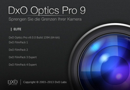 DxO Optics Pro 9