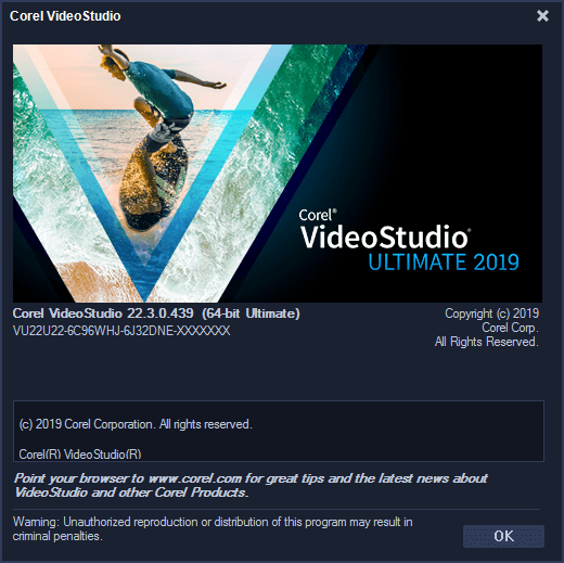 Corel VideoStudio Ultimate 2019