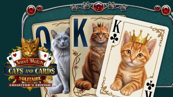Jewel Match Solitaire: Cats and Cards Collector’s Edition