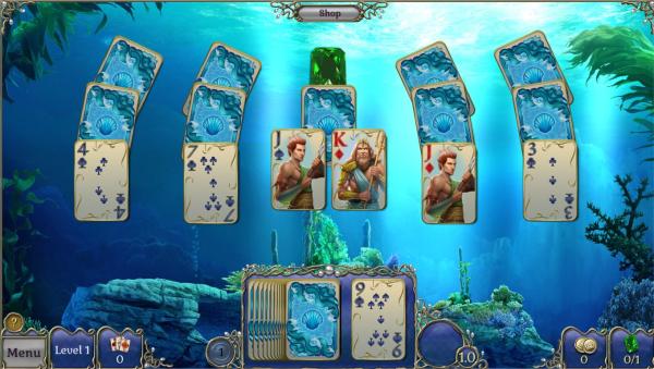 Jewel Match Atlantis Solitaire