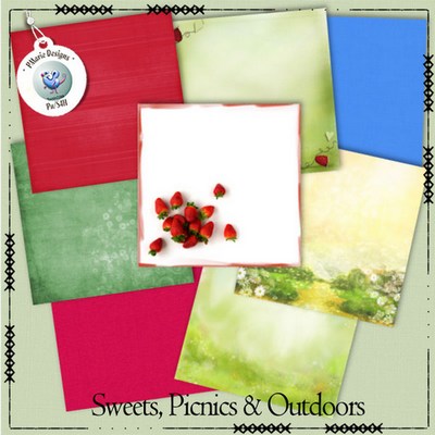 Сладости, пикник, природа