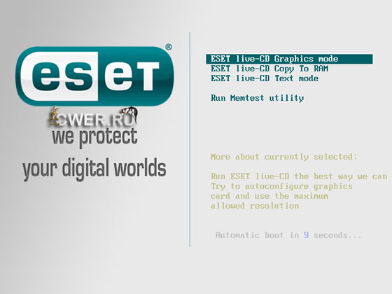 LiveCD ESET NOD32 (09.08.2011)