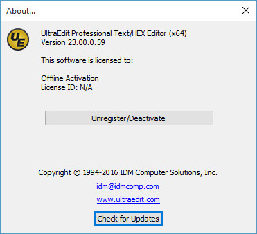 UltraEdit 23.00.0.59
