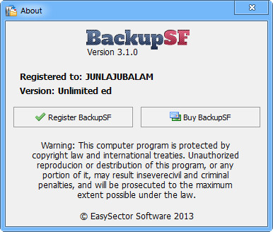 BackupSF 3.1.0