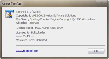 TextPad 6.1