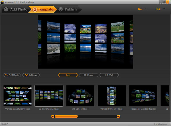 Aneesoft 3D Flash Gallery 2