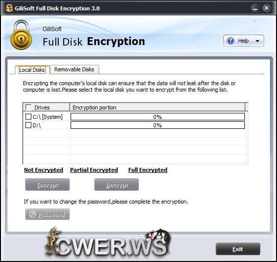 GiliSoft Full Disk Encryption 3.0