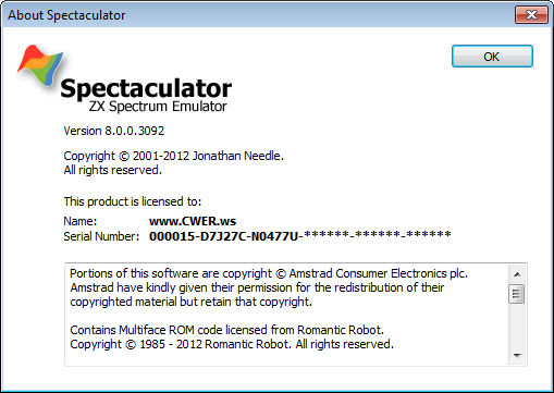 Spectaculator 8.0.0.3092