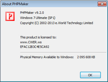 PHPMaker 9.2