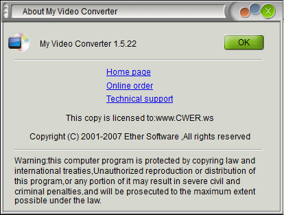 My Video Converter 1.5.22