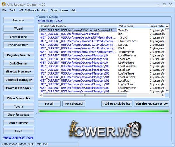 AML Registry Cleaner 4.25